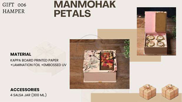 Manmohak Petals — MDF wooden hamper box