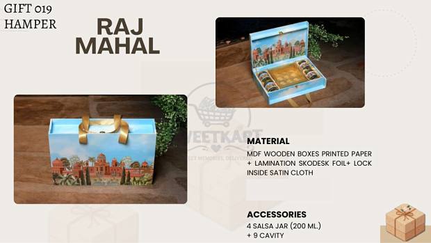 Raj Mahal — MDF wooden hamper box