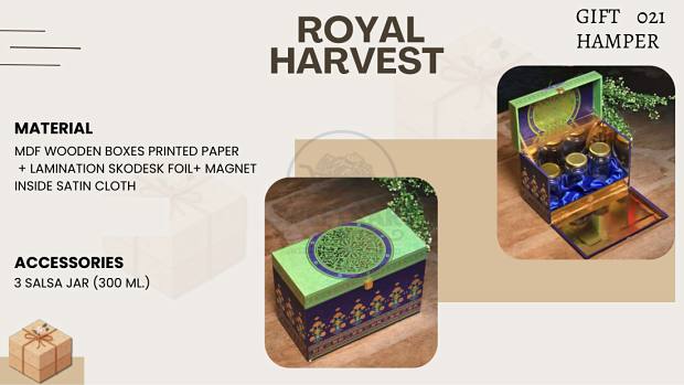 Royal Harvest — MDF wooden hamper box