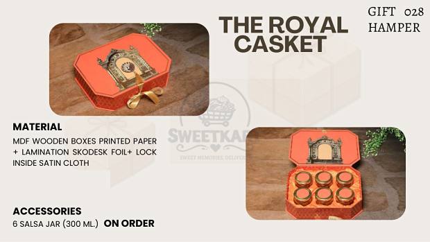 The Royal Casket — MDF wooden hamper box