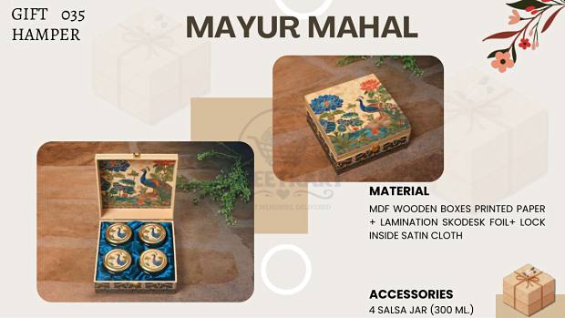 Mayur Mahal — MDF wooden hamper box