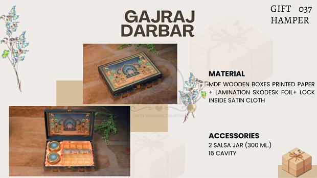 Gajraj Darbar — MDF wooden hamper box