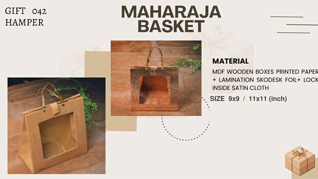 Maharaja Basket — MDF wooden hamper box