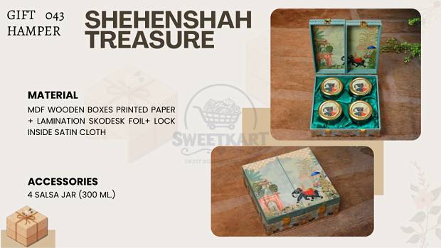 Shehenshah Treasure — MDF wooden hamper box