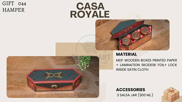 Casa Royale — MDF wooden hamper box