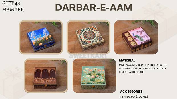 Darbar-e-Aam — MDF wooden hamper box