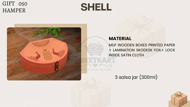 Shell — MDF wooden hamper box